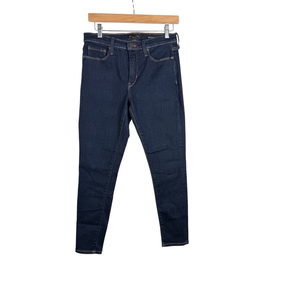 Banana Republic Mid Rise Skinny Jeans size 32 Dark Wash Blue